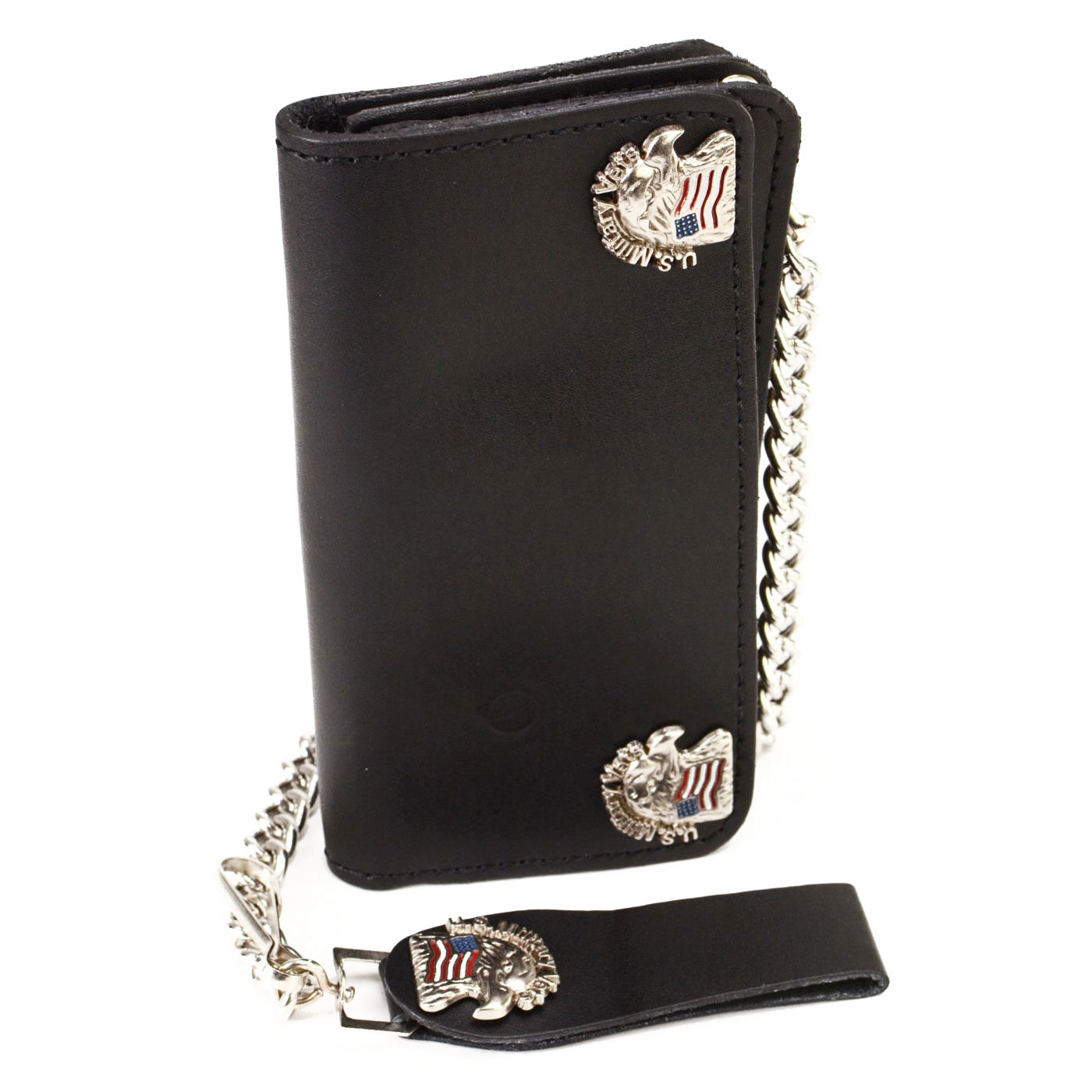 Milwaukee Leather Men's Genuine Leather Bi-Fold Biker Wallets w/ Anti-Theft - Imagen 234 de 234