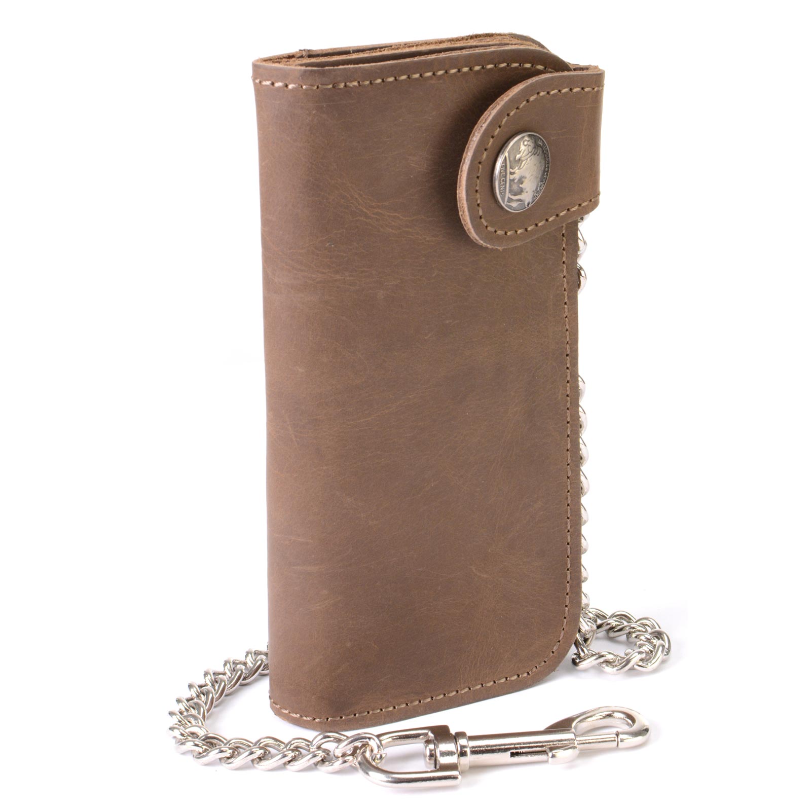 Milwaukee Leather Men's Genuine Leather Bi-Fold Biker Wallets w/ Anti-Theft - Imagen 107 de 234