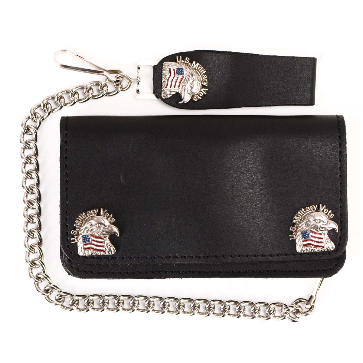 Milwaukee Leather Men's Genuine Leather Bi-Fold Biker Wallets w/ Anti-Theft - Imagen 226 de 234