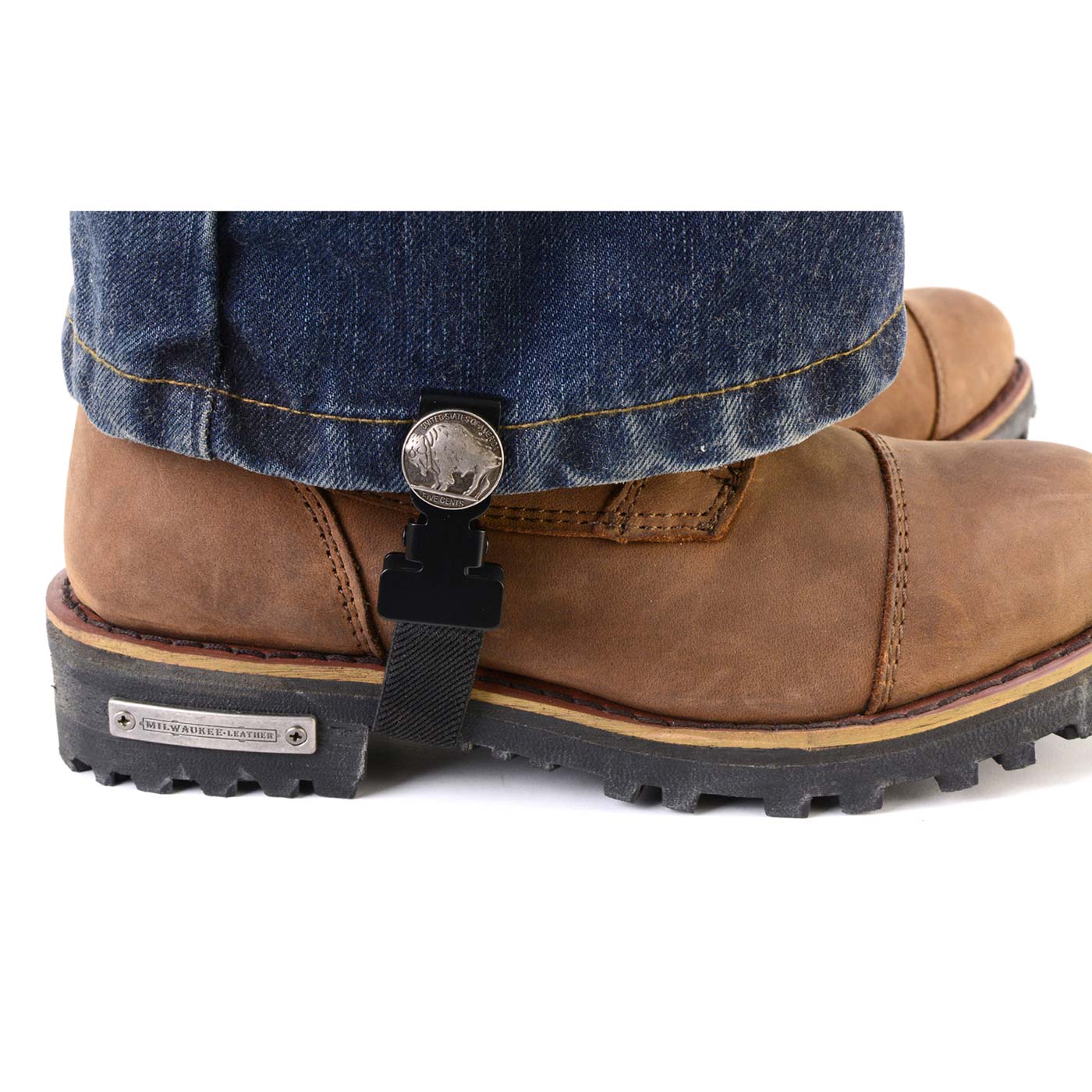 Milwaukee Leather Motorcycle Biker Elastic Bungee for Chaps or Pants in Various - Bild 53 von 55