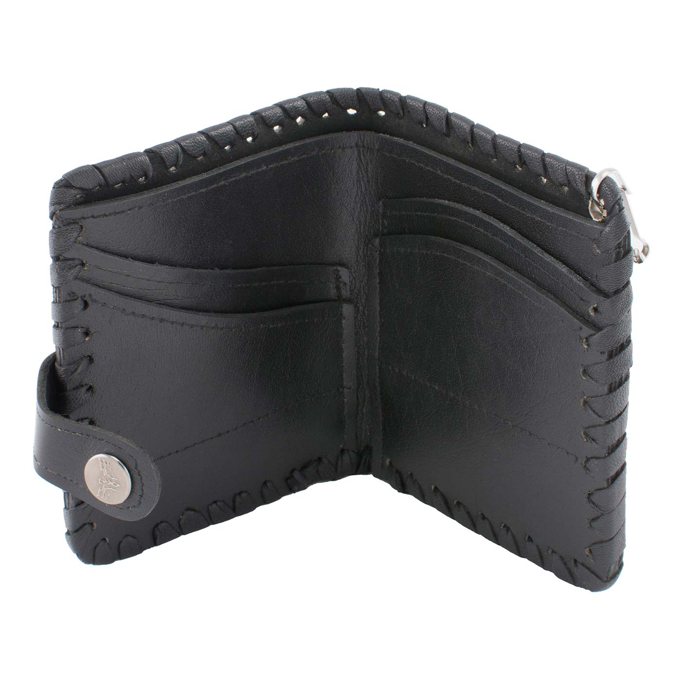 Milwaukee Leather Men's Genuine Leather Bi-Fold Biker Wallets w/ Anti-Theft - Imagen 48 de 234