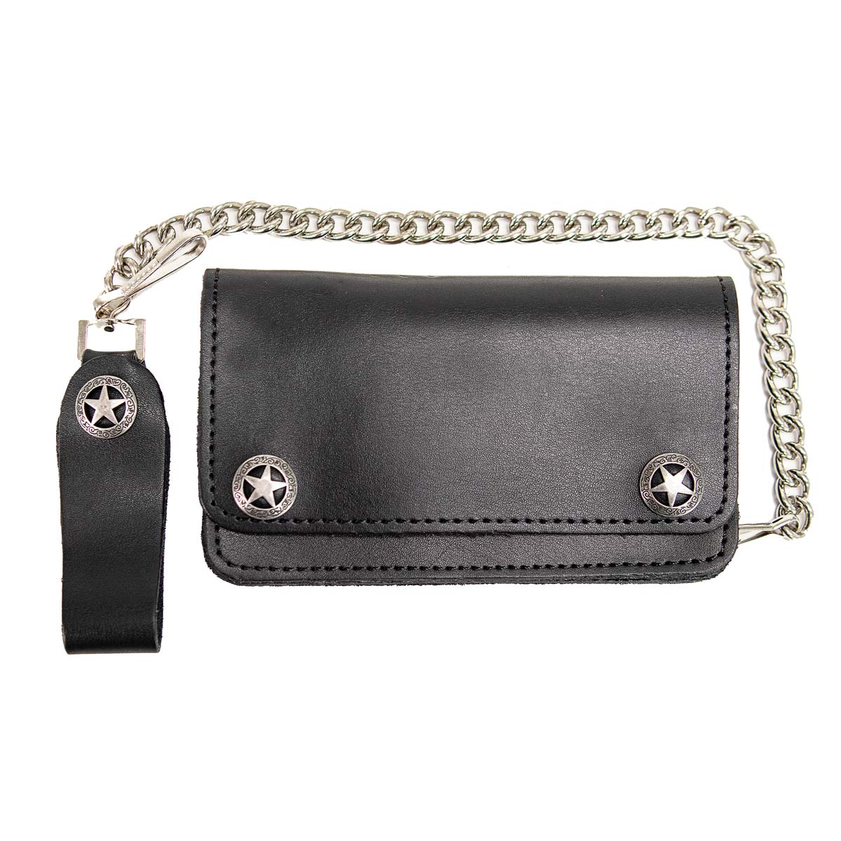 Milwaukee Leather Men's Genuine Leather Bi-Fold Biker Wallets w/ Anti-Theft - Imagen 86 de 234