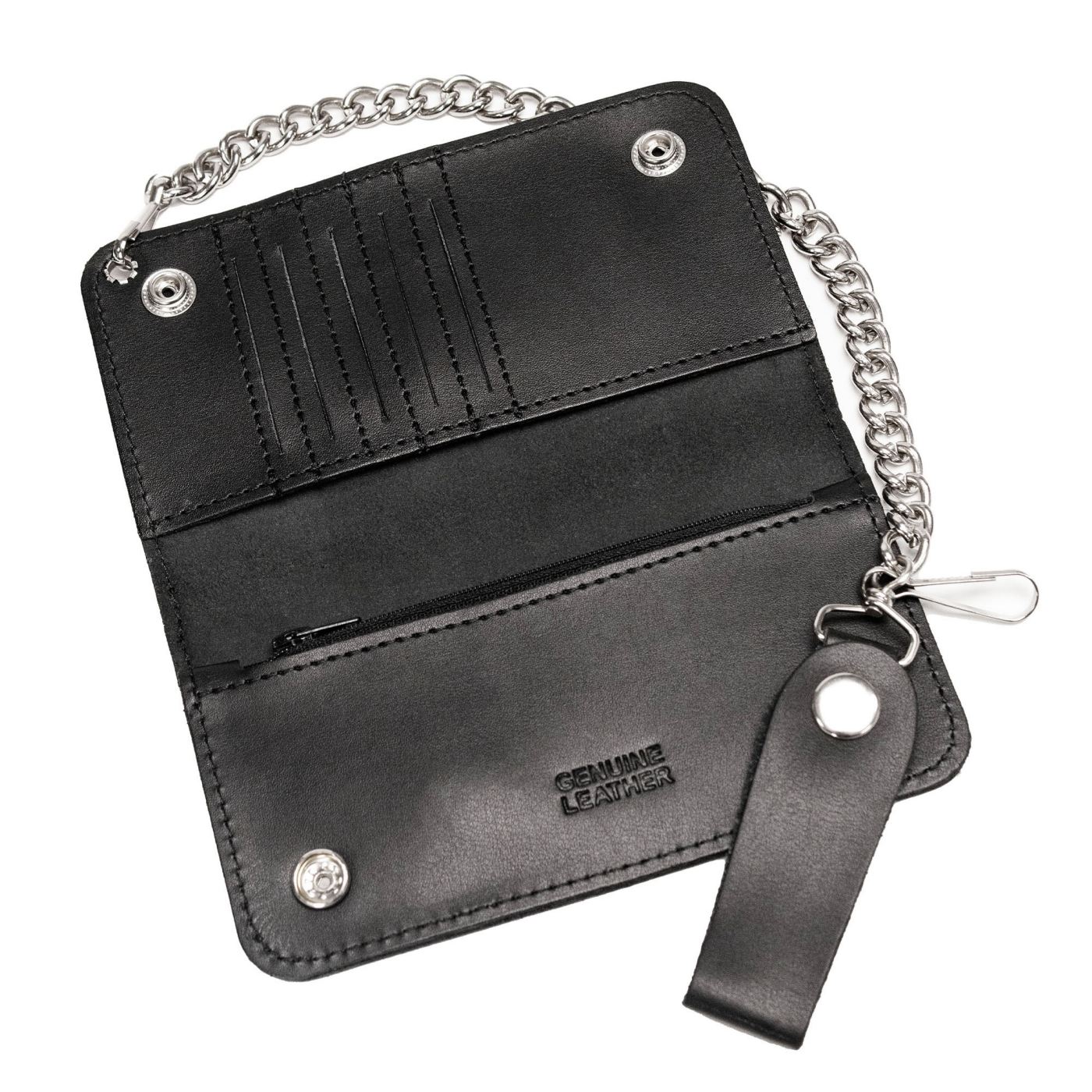 Milwaukee Leather Men's Genuine Leather Bi-Fold Biker Wallets w/ Anti-Theft - Imagen 185 de 234