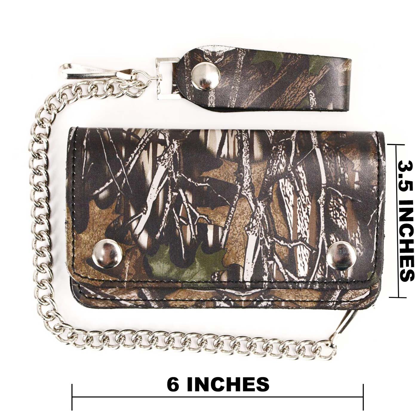Milwaukee Leather Men's Genuine Leather Bi-Fold Biker Wallets w/ Anti-Theft - Imagen 35 de 234
