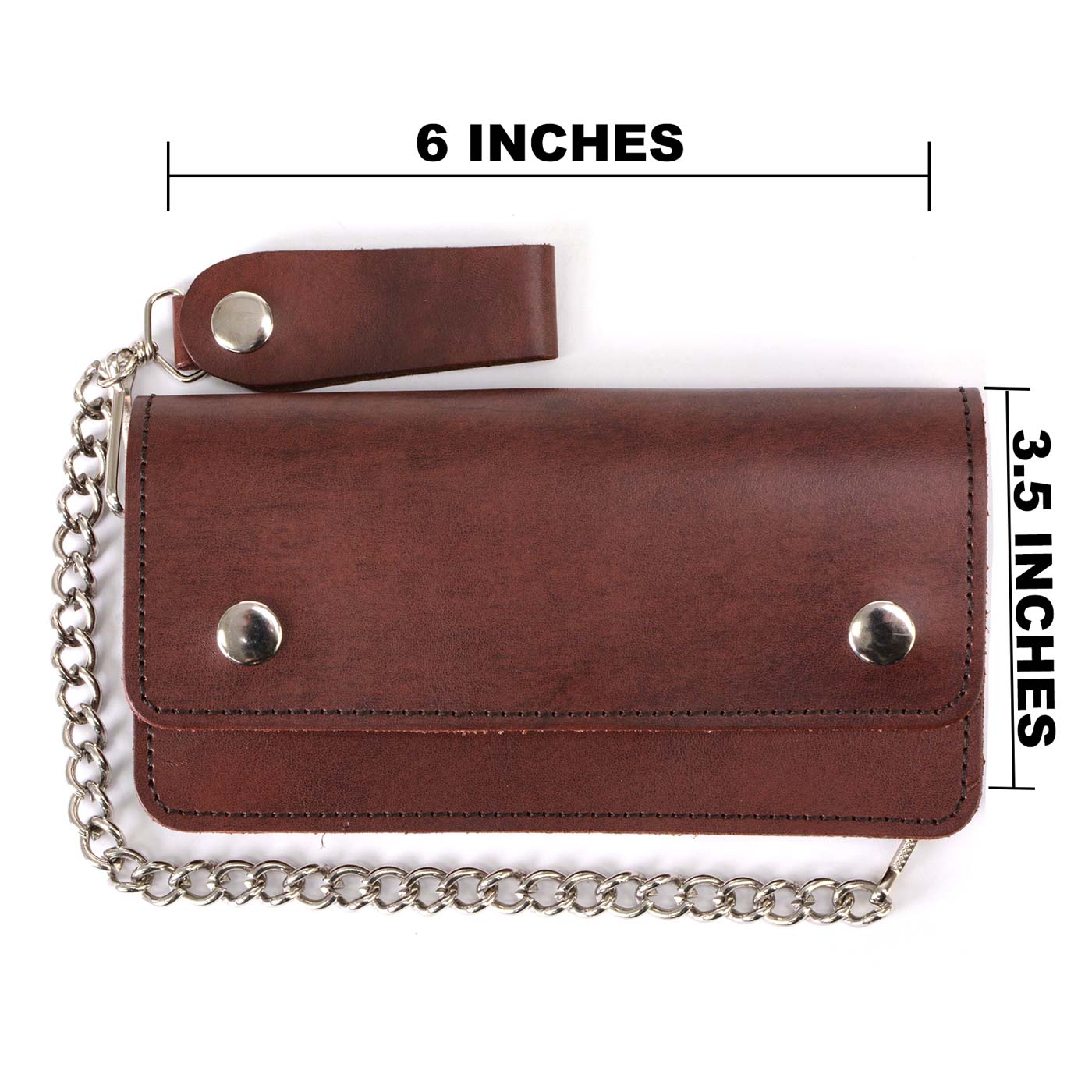Milwaukee Leather Men's Genuine Leather Bi-Fold Biker Wallets w/ Anti-Theft - Imagen 53 de 234