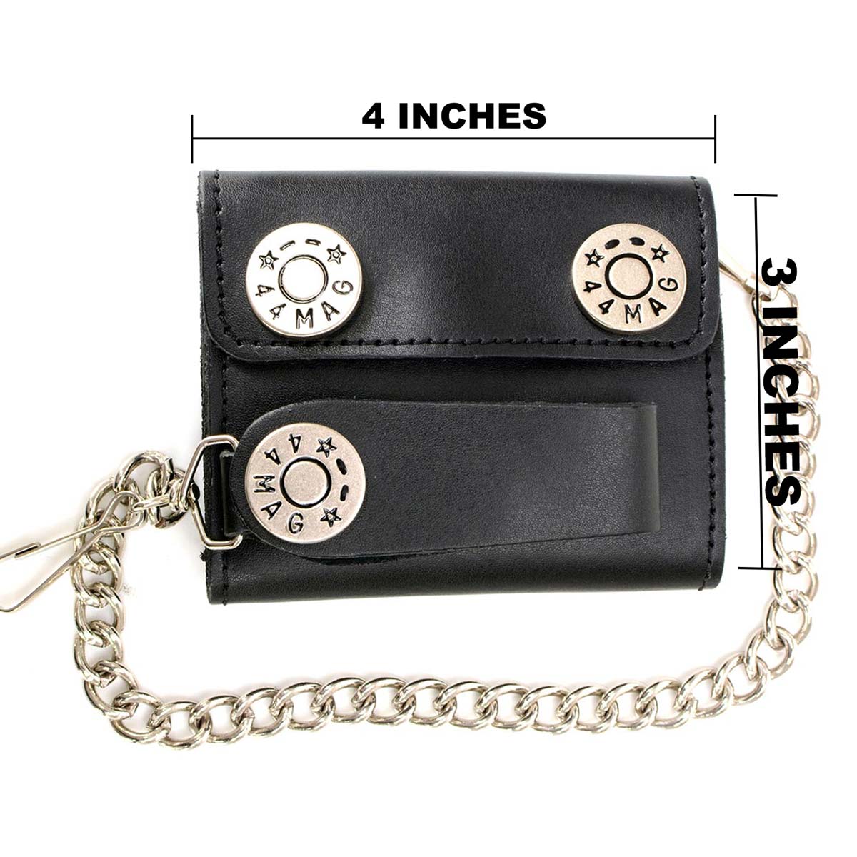 Milwaukee Leather Men's Genuine Leather Bi-Fold Biker Wallets w/ Anti-Theft - Imagen 71 de 234