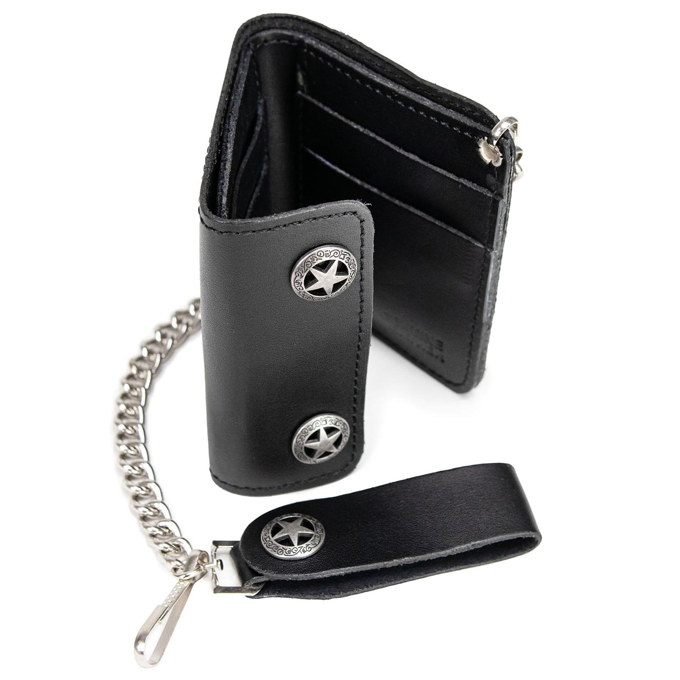 Milwaukee Leather Men's Genuine Leather Bi-Fold Biker Wallets w/ Anti-Theft - Imagen 84 de 234