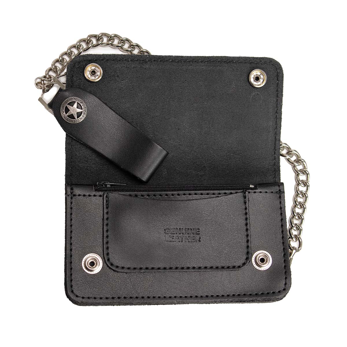 Milwaukee Leather Men's Genuine Leather Bi-Fold Biker Wallets w/ Anti-Theft - Imagen 88 de 234
