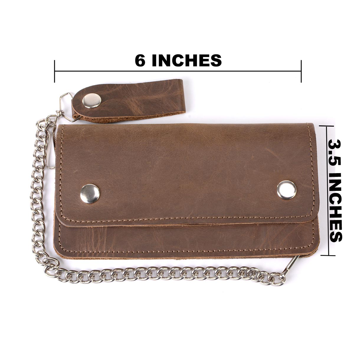 Milwaukee Leather Men's Genuine Leather Bi-Fold Biker Wallets w/ Anti-Theft - Imagen 135 de 234
