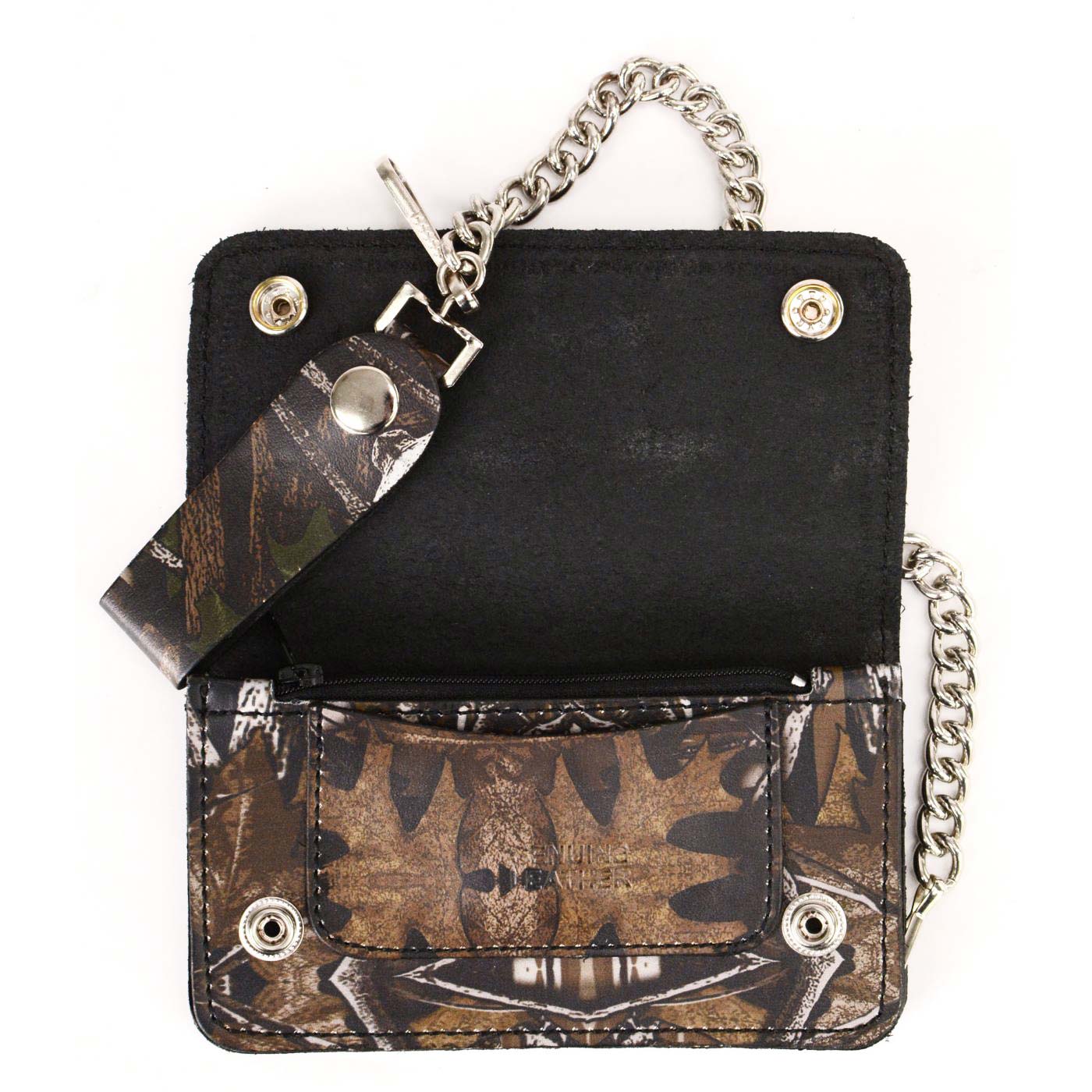 Milwaukee Leather Men's Genuine Leather Bi-Fold Biker Wallets w/ Anti-Theft - Imagen 36 de 234