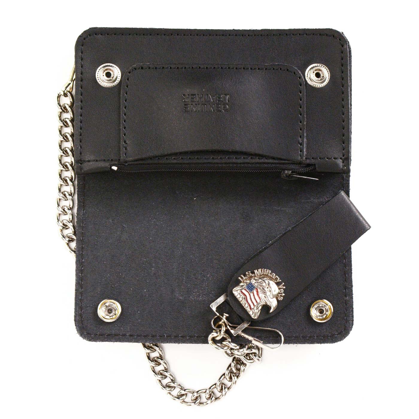 Milwaukee Leather Men's Genuine Leather Bi-Fold Biker Wallets w/ Anti-Theft - Imagen 229 de 234