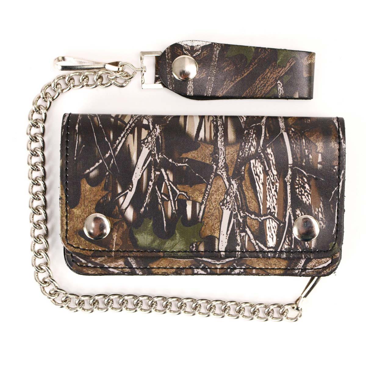 Milwaukee Leather Men's Genuine Leather Bi-Fold Biker Wallets w/ Anti-Theft - Imagen 33 de 234