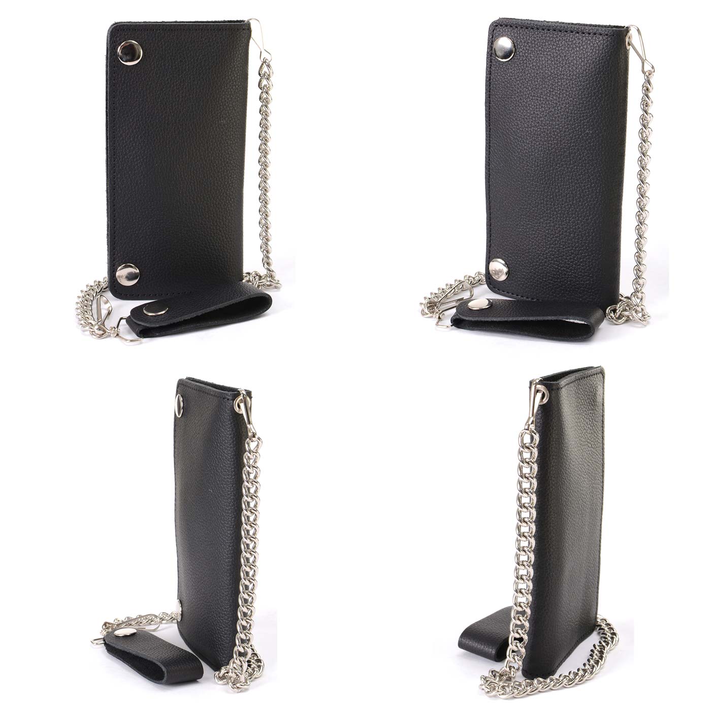 Milwaukee Leather Men's Genuine Leather Bi-Fold Biker Wallets w/ Anti-Theft - Imagen 120 de 234