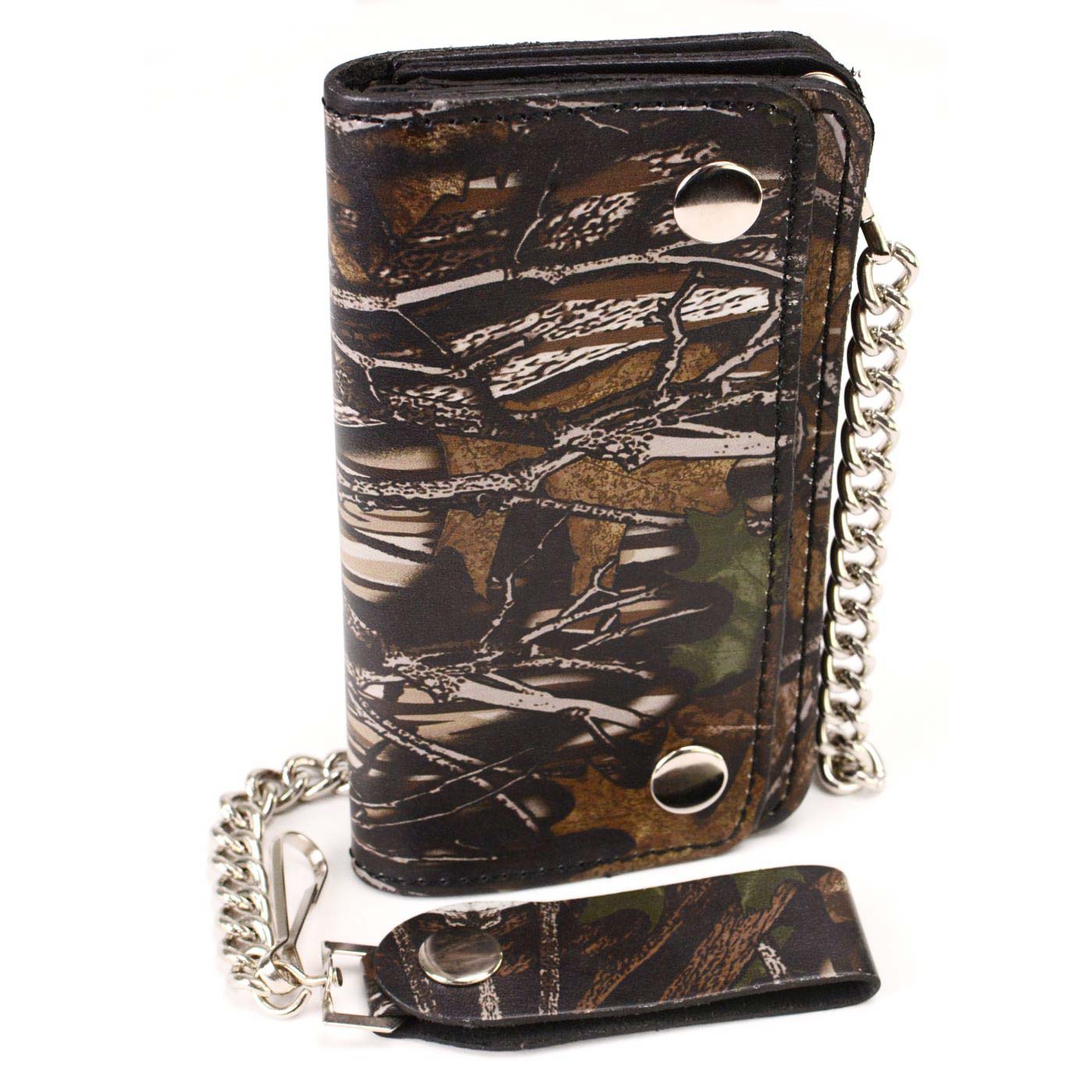 Milwaukee Leather Men's Genuine Leather Bi-Fold Biker Wallets w/ Anti-Theft - Imagen 38 de 234