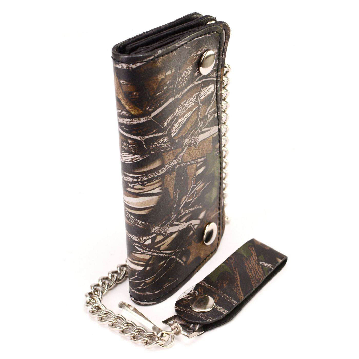 Milwaukee Leather Men's Genuine Leather Bi-Fold Biker Wallets w/ Anti-Theft - Imagen 39 de 234