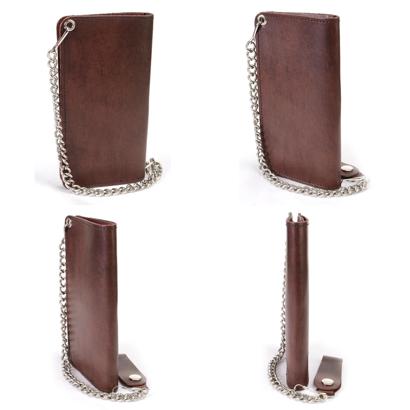 Milwaukee Leather Men's Genuine Leather Bi-Fold Biker Wallets w/ Anti-Theft - Imagen 57 de 234