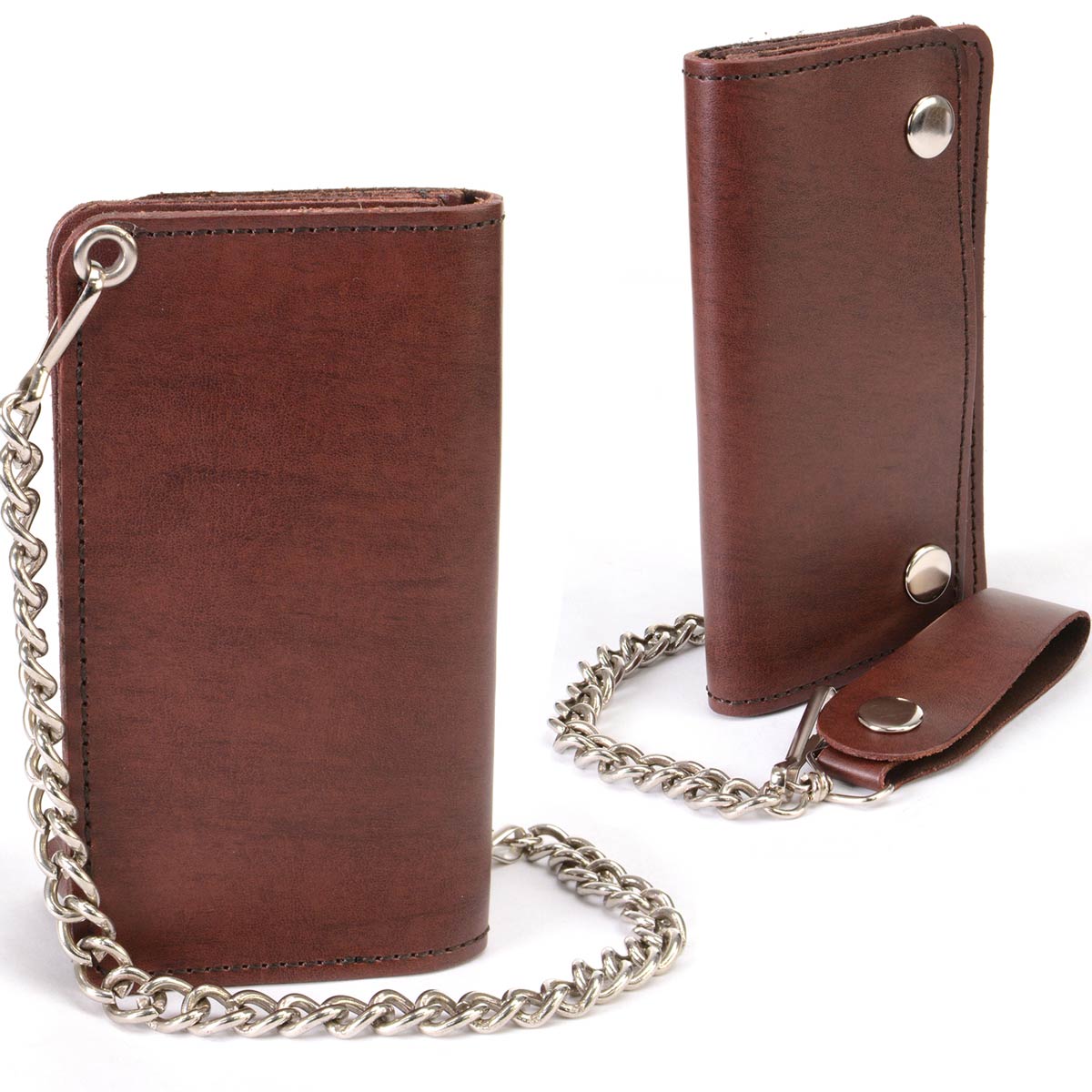 Milwaukee Leather Men's Genuine Leather Bi-Fold Biker Wallets w/ Anti-Theft - Imagen 132 de 234