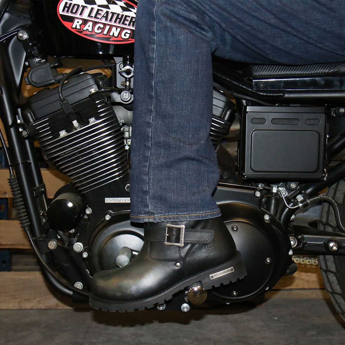 Botas de motociclista de cuero premium para hombre Hot Leathers colección BTM - Imagen 63 de 115
