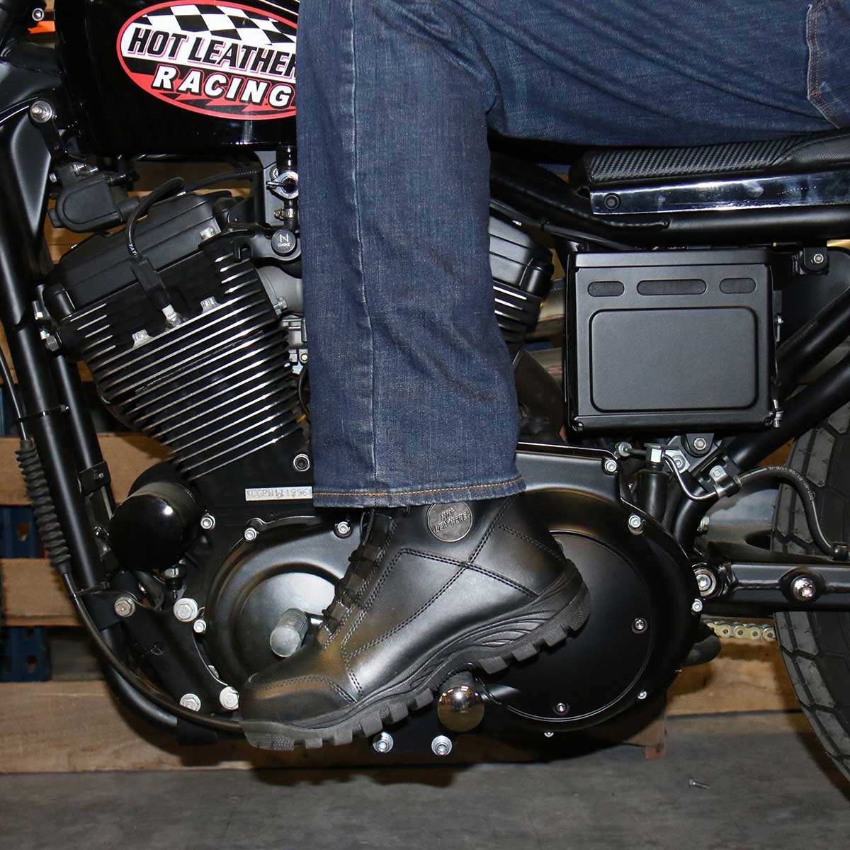 Botas de motociclista de cuero premium para hombre Hot Leathers colección BTM - Imagen 94 de 115