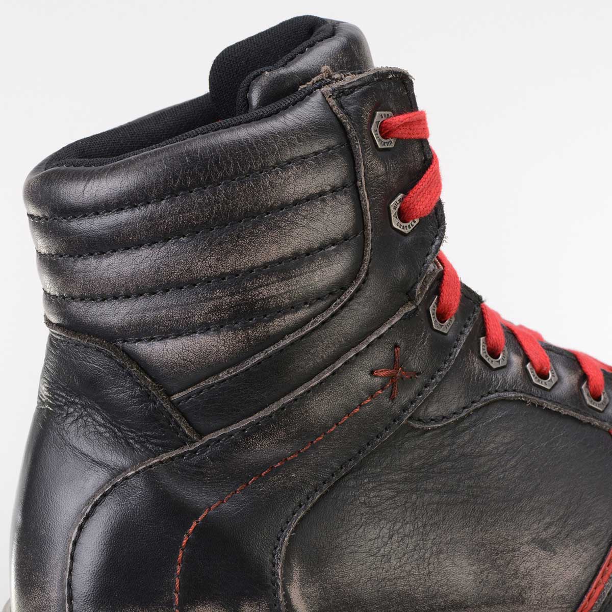 Zapatos informales para montar Milwaukee de cuero reforzados para motociclista callejero para hombre - Imagen 21 de 84