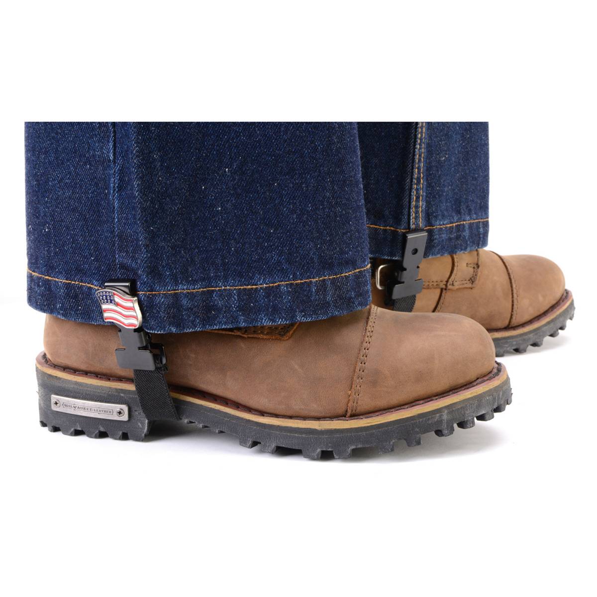 Milwaukee Leather Motorcycle Biker Elastic Bungee for Chaps or Pants in Various - Bild 15 von 55
