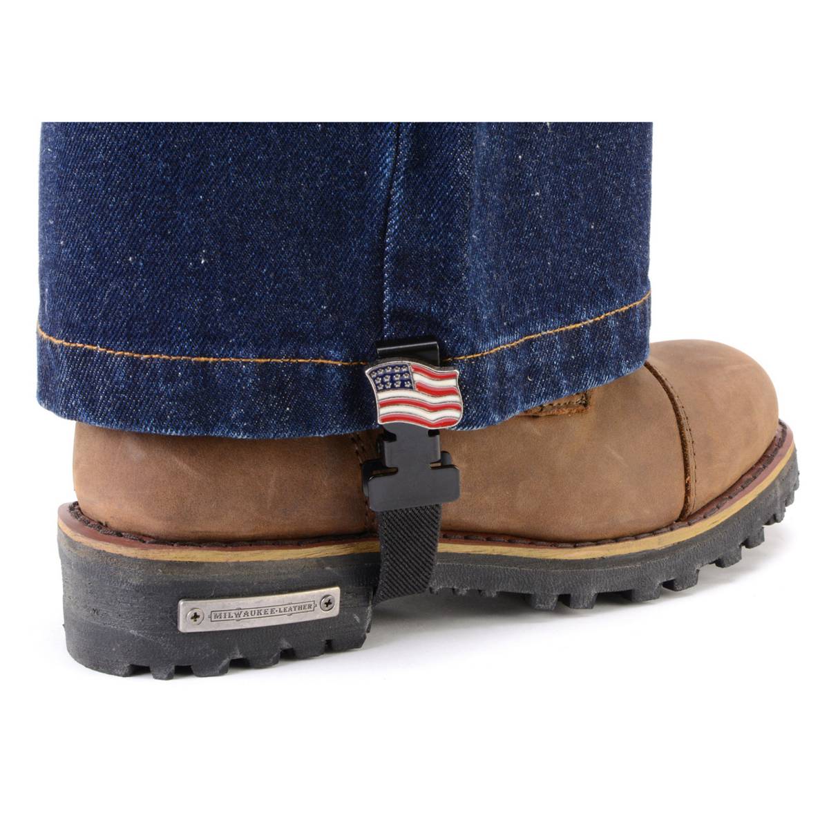 Milwaukee Leather Motorcycle Biker Elastic Bungee for Chaps or Pants in Various - Bild 19 von 55