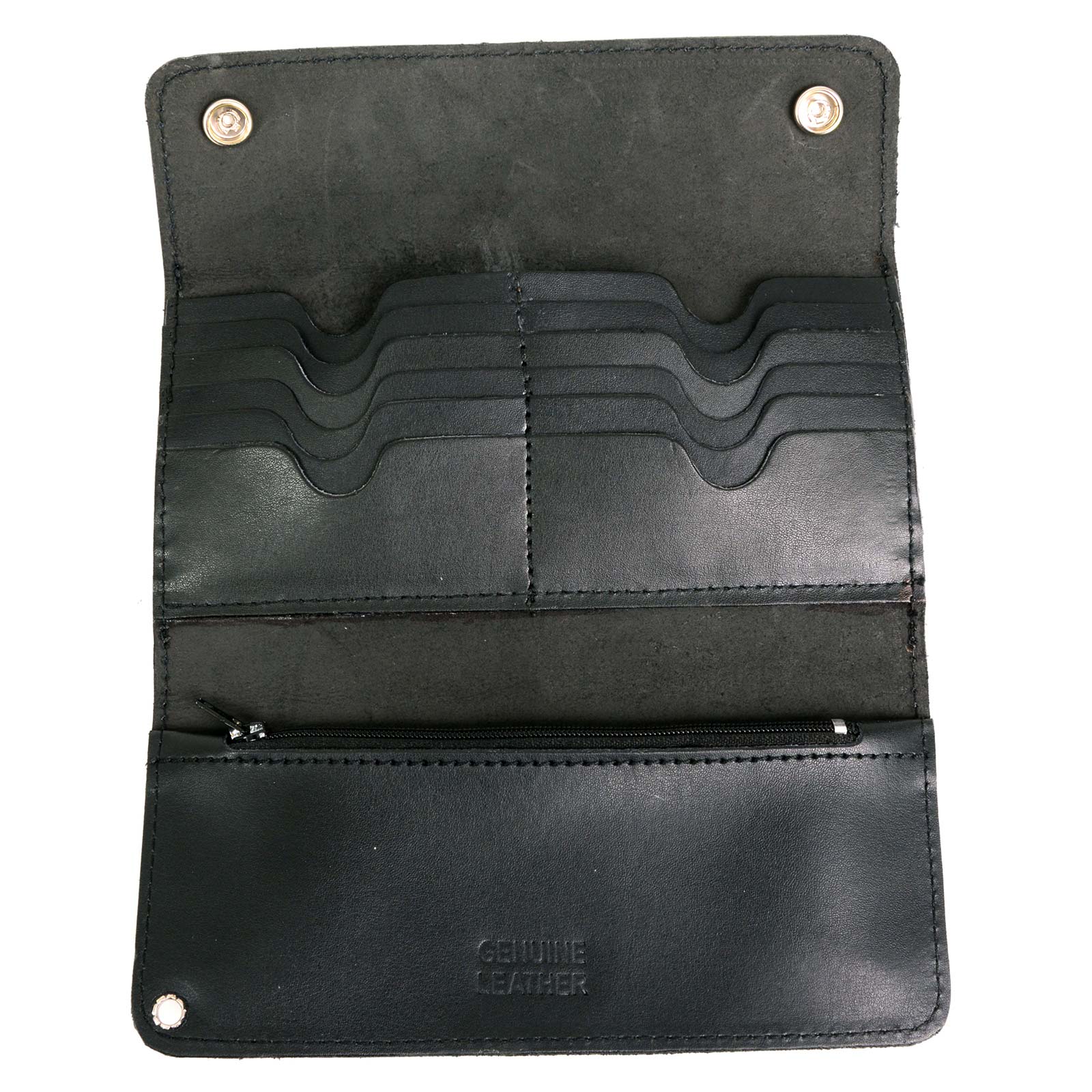 Milwaukee Leather Men's Genuine Leather Bi-Fold Biker Wallets w/ Anti-Theft - Imagen 193 de 234