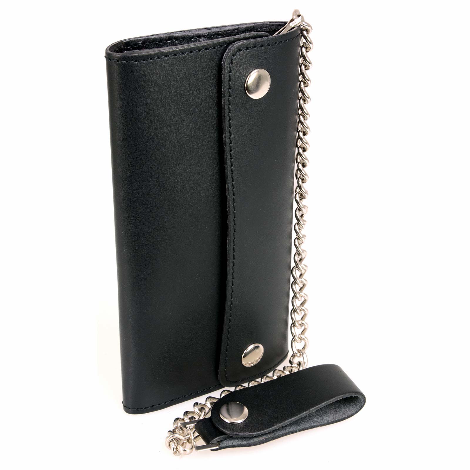 Milwaukee Leather Men's Genuine Leather Bi-Fold Biker Wallets w/ Anti-Theft - Imagen 191 de 234