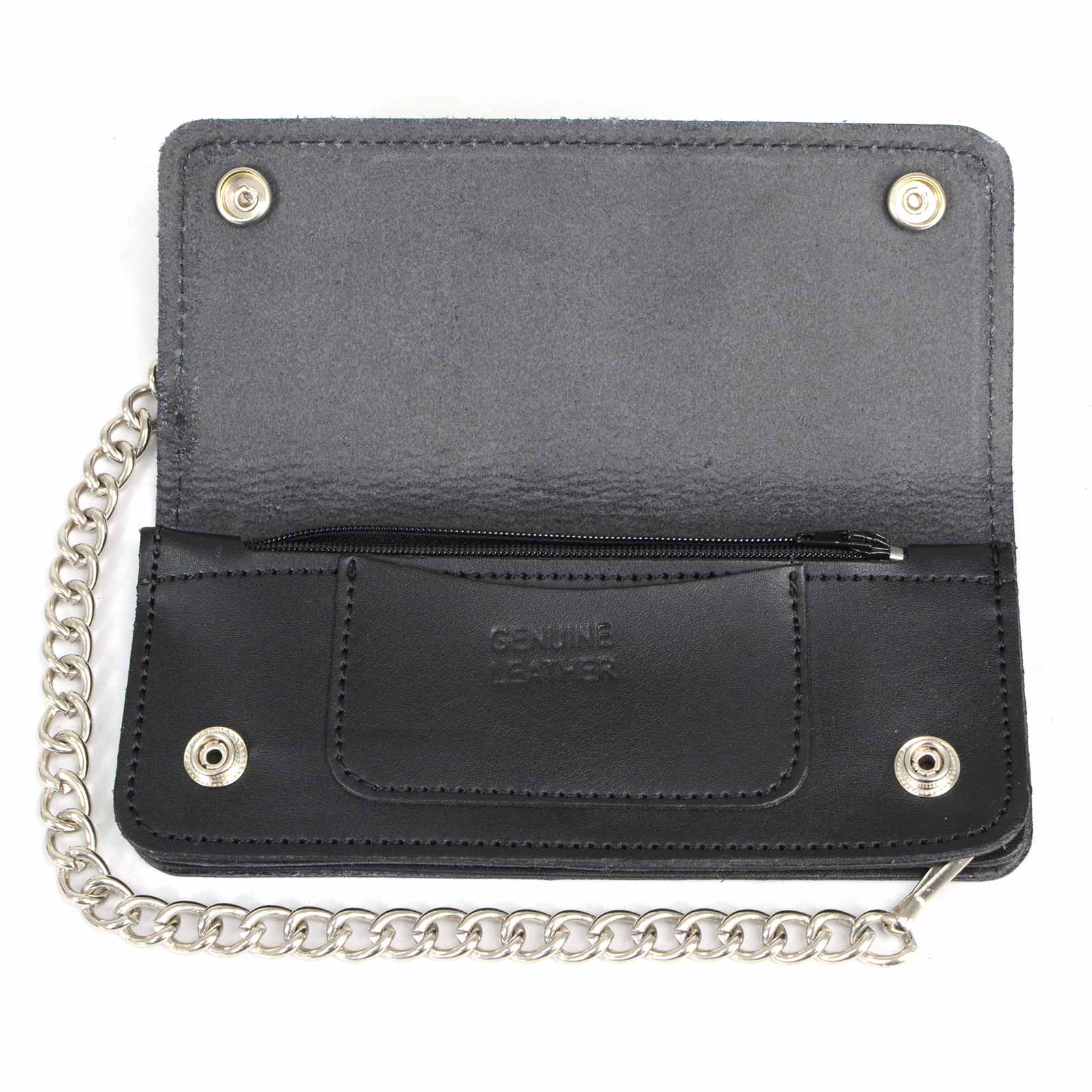Milwaukee Leather Men's Genuine Leather Bi-Fold Biker Wallets w/ Anti-Theft - Imagen 221 de 234