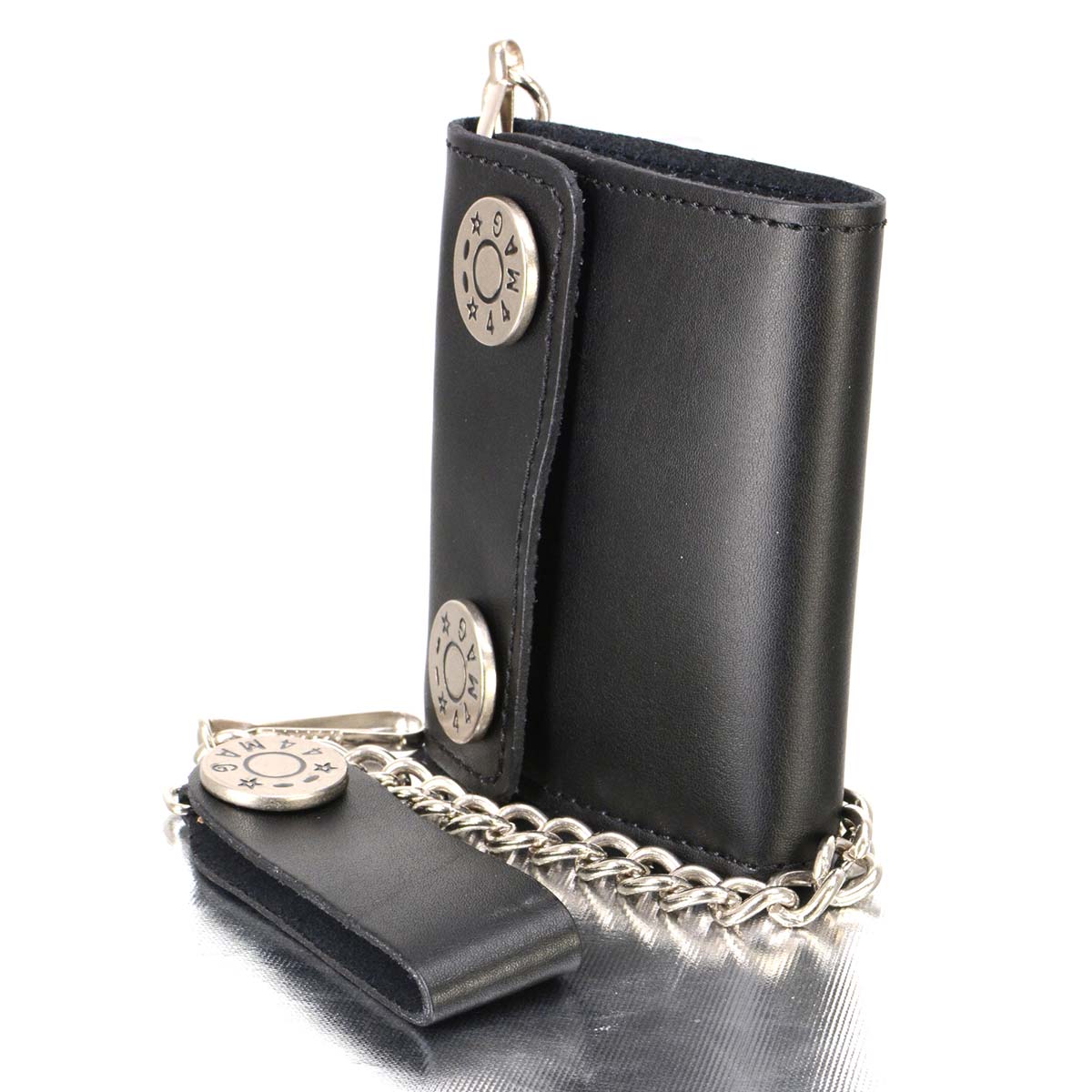 Milwaukee Leather Men's Genuine Leather Bi-Fold Biker Wallets w/ Anti-Theft - Imagen 80 de 234