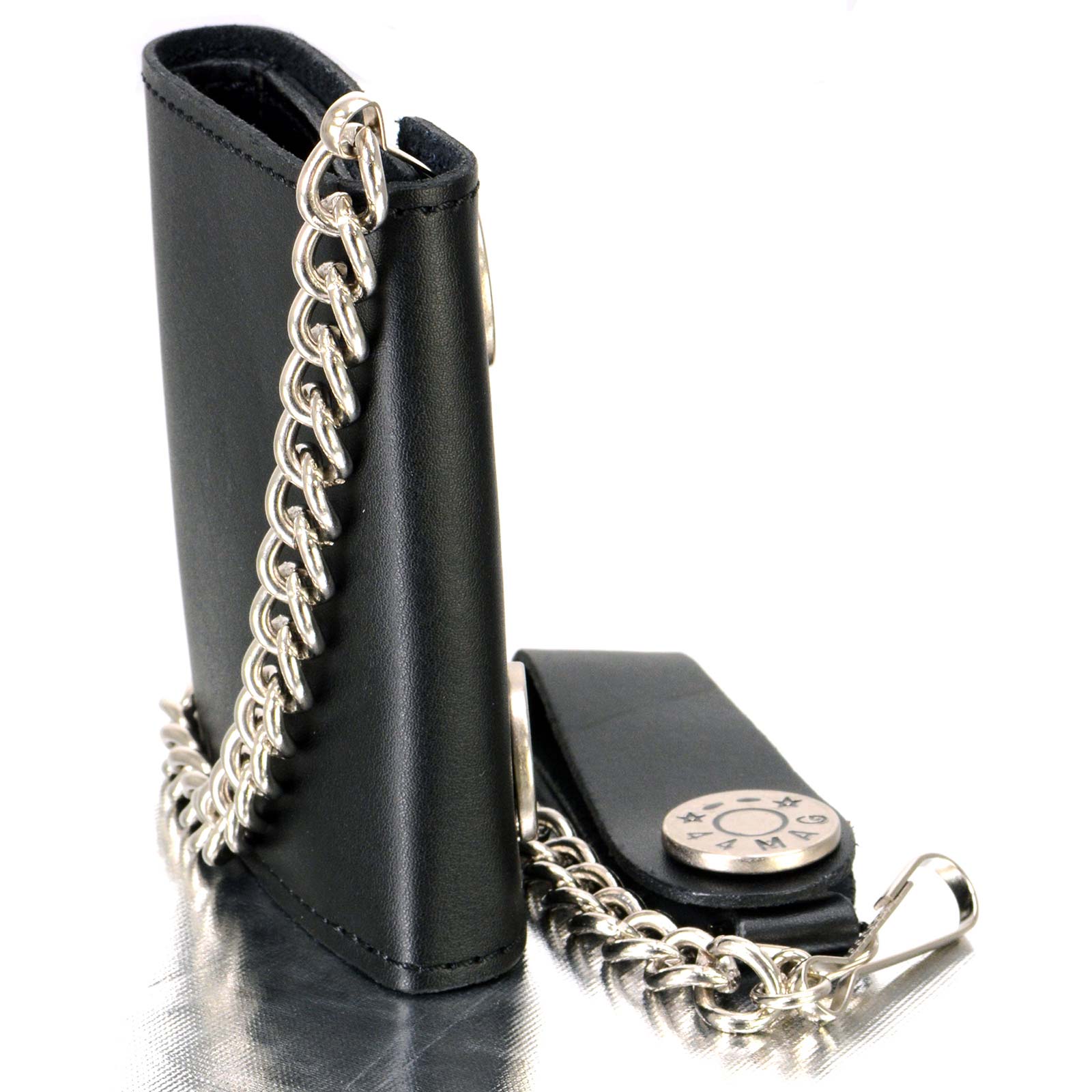 Milwaukee Leather Men's Genuine Leather Bi-Fold Biker Wallets w/ Anti-Theft - Imagen 75 de 234