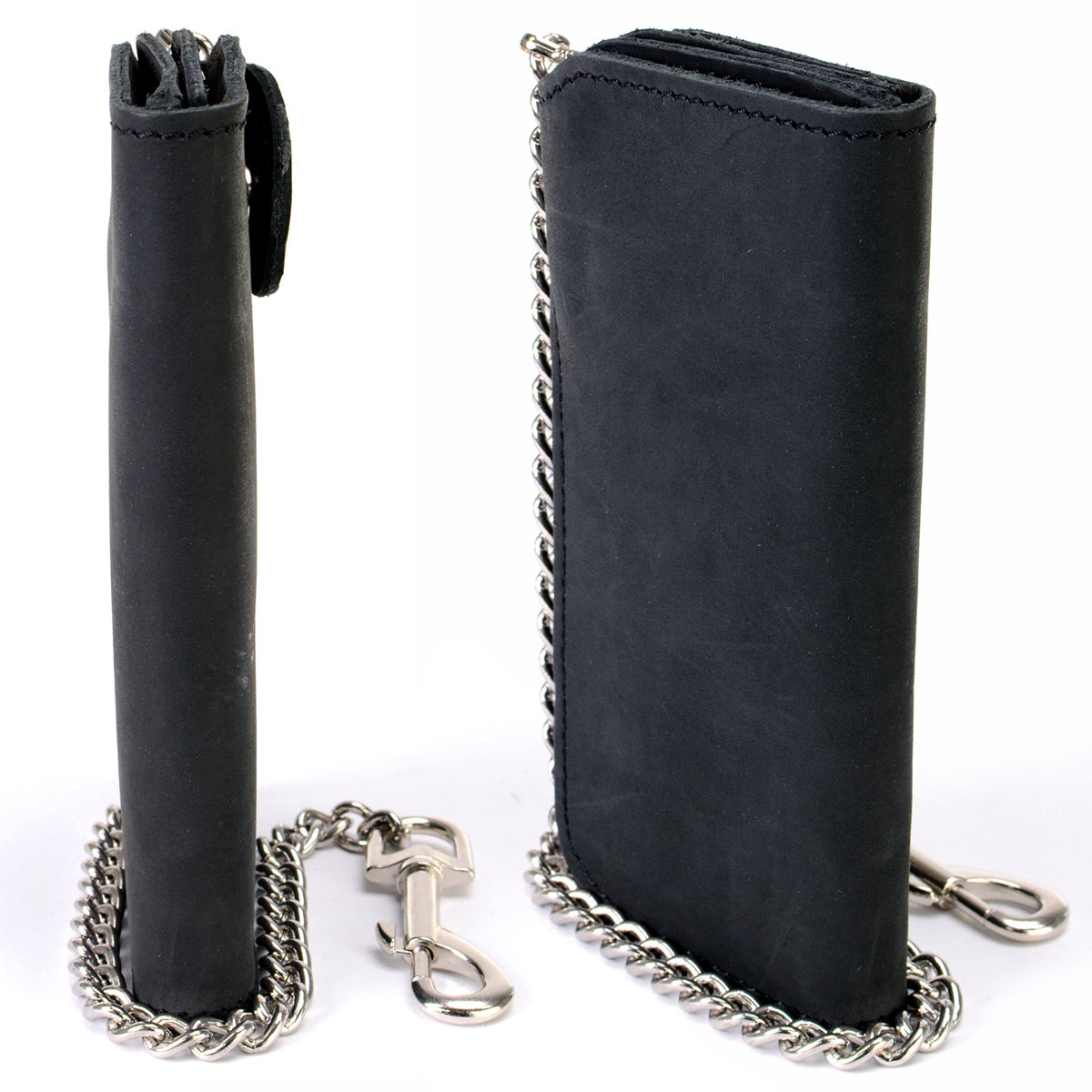 Milwaukee Leather Men's Genuine Leather Bi-Fold Biker Wallets w/ Anti-Theft - Imagen 103 de 234