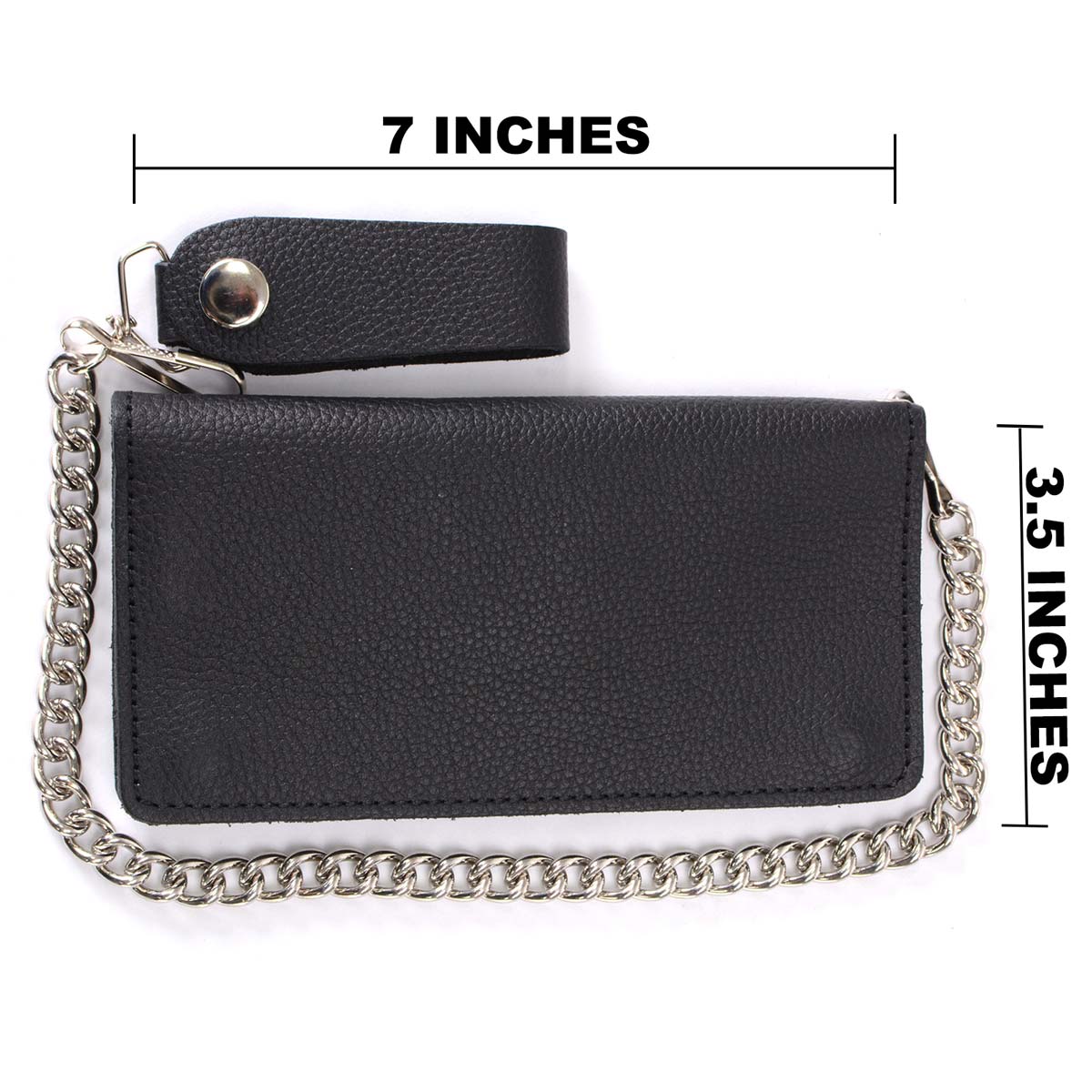 Milwaukee Leather Men's Genuine Leather Bi-Fold Biker Wallets w/ Anti-Theft - Imagen 118 de 234