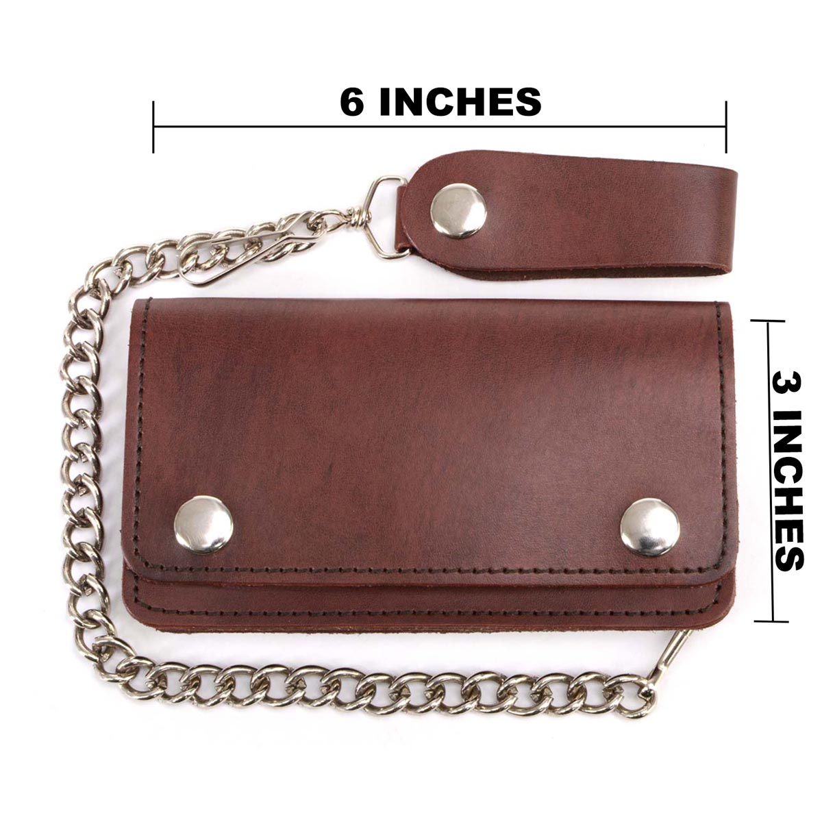 Milwaukee Leather Men's Genuine Leather Bi-Fold Biker Wallets w/ Anti-Theft - Imagen 127 de 234