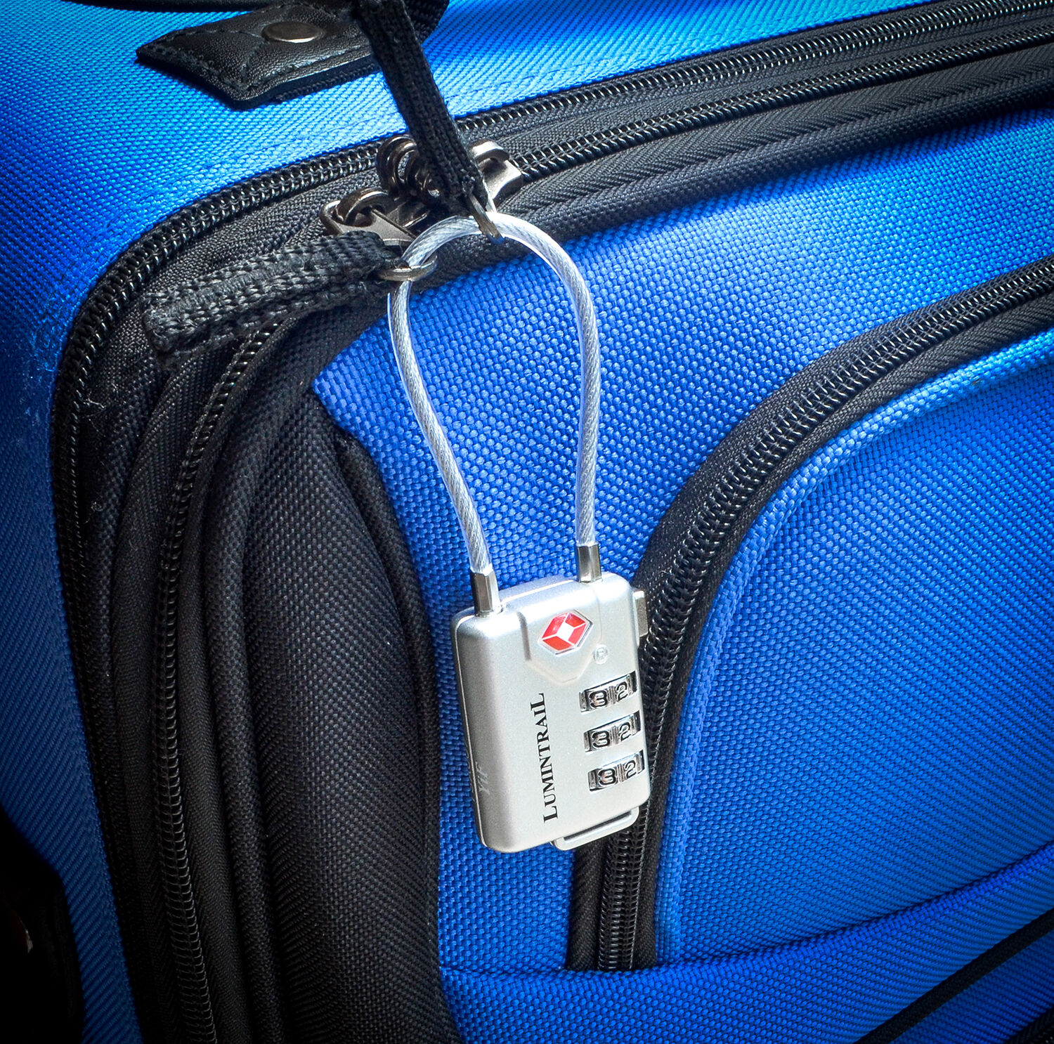 TSA Approved Travel Combination Lock, Easy Read Dials with 4 ft Steel