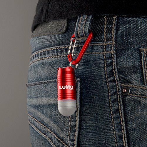 NEBO LUMO Brilliant LED Keychain Clip Light 4 pack All four Colors