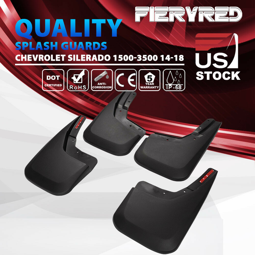 Husky Liners Molded Rear Mud Flaps 2014-2018 GMC Sierra 1500 2500 3500