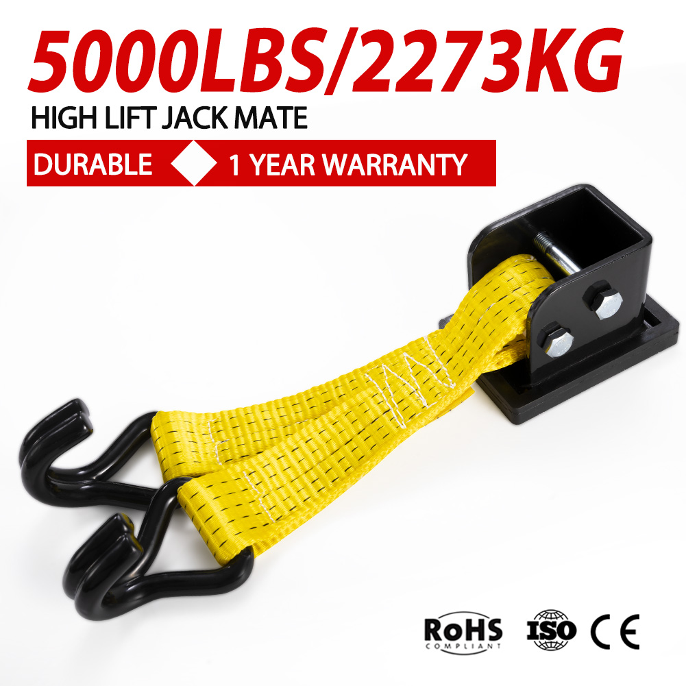 5000LBS/2273KG High Lift Jack Mate Off Road 4x4 Vehicle Recovery Yellow