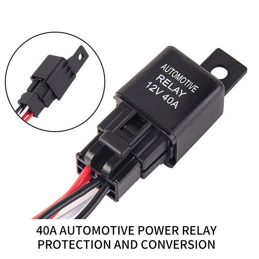 Wiring Loom Harness Kit For Led Work Light Bar 30a Fuse
