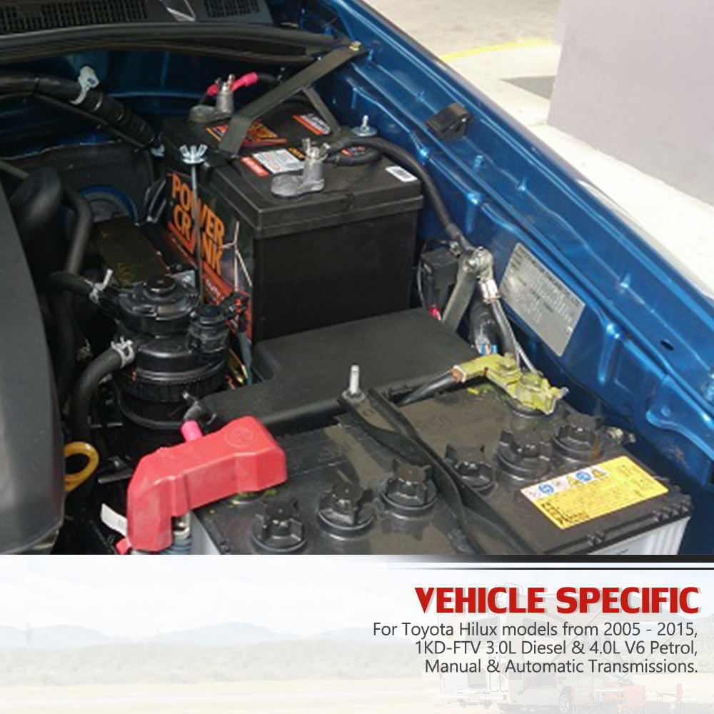 MOBI Dual Battery Tray Fit for TOYOTA HILUX 2005 2015 DIESEL & PETROL