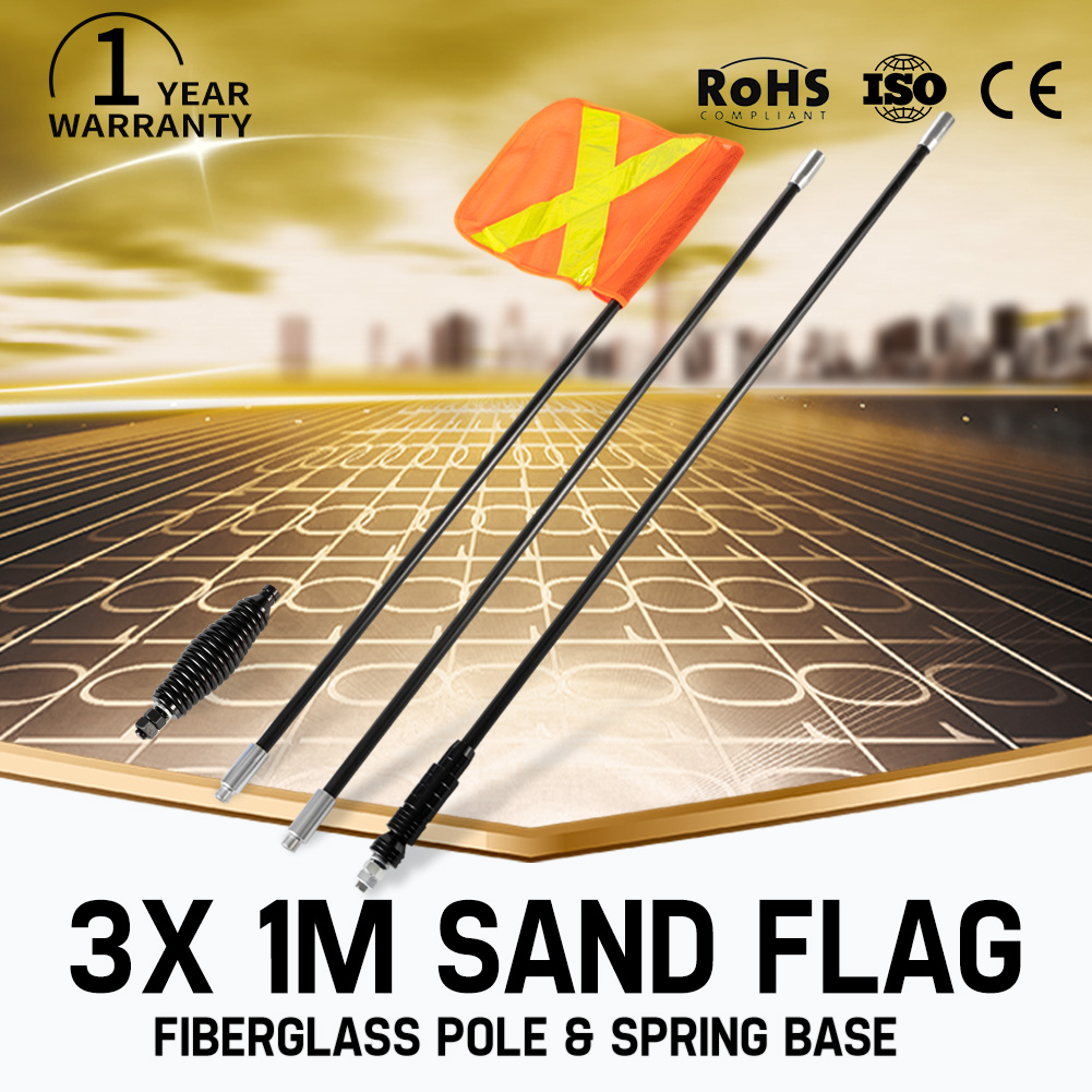 3M Sand Flag 4x4 4WD Off Road Recovery Touring Simpson Desert Sand Dune