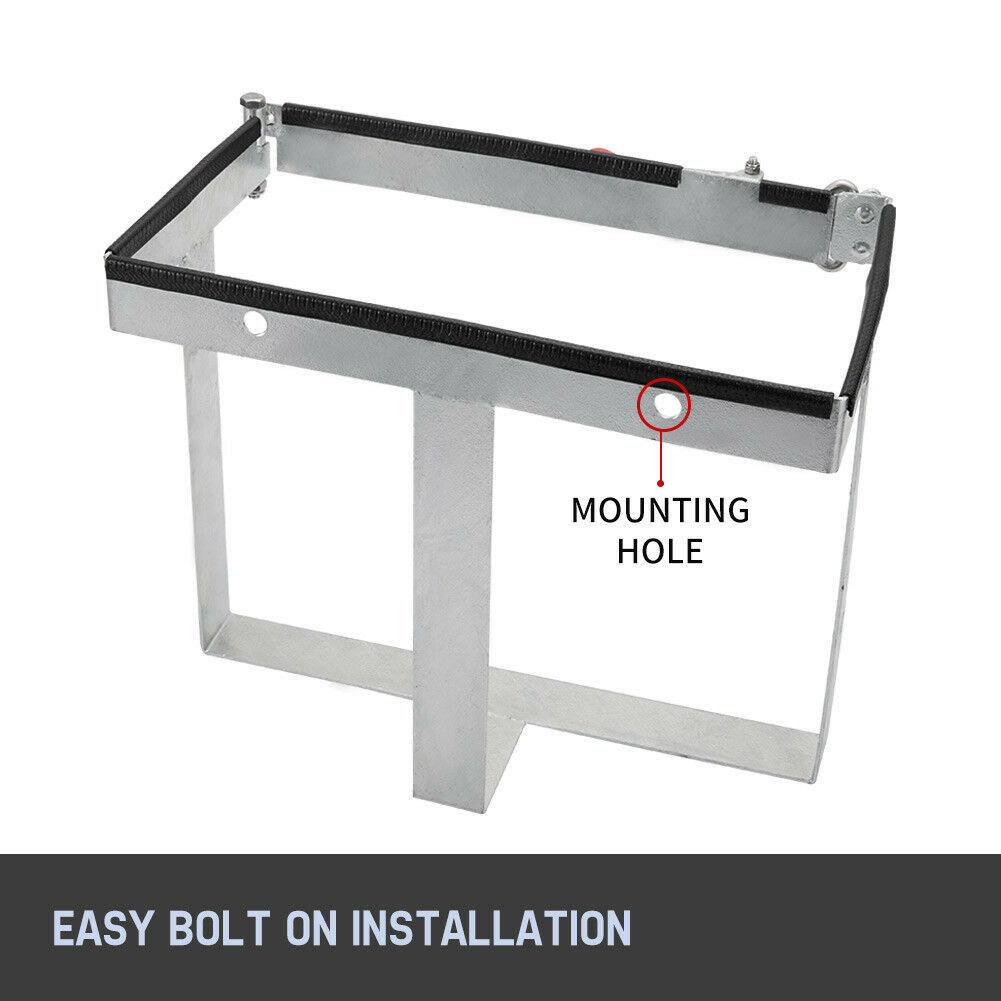 MOBI 20L Jerry Can Holder Galvanized For Camper Trailer Caravan Bolt On