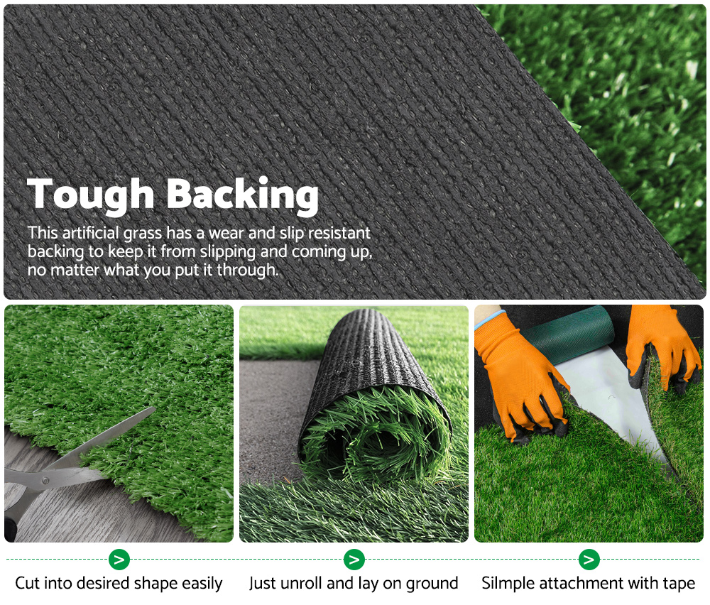 Mobi Artificial Grass 10mm Synthetic Fake Lawn 20~60SQM Turf Plastic Olive - Picture 64 of 80