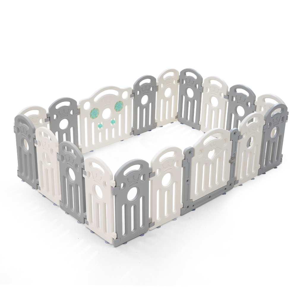 Playpals Kids Playpen Baby Safety Gate Toddler Fence Child Play 18/22/24 Panels - Picture 23 of 48