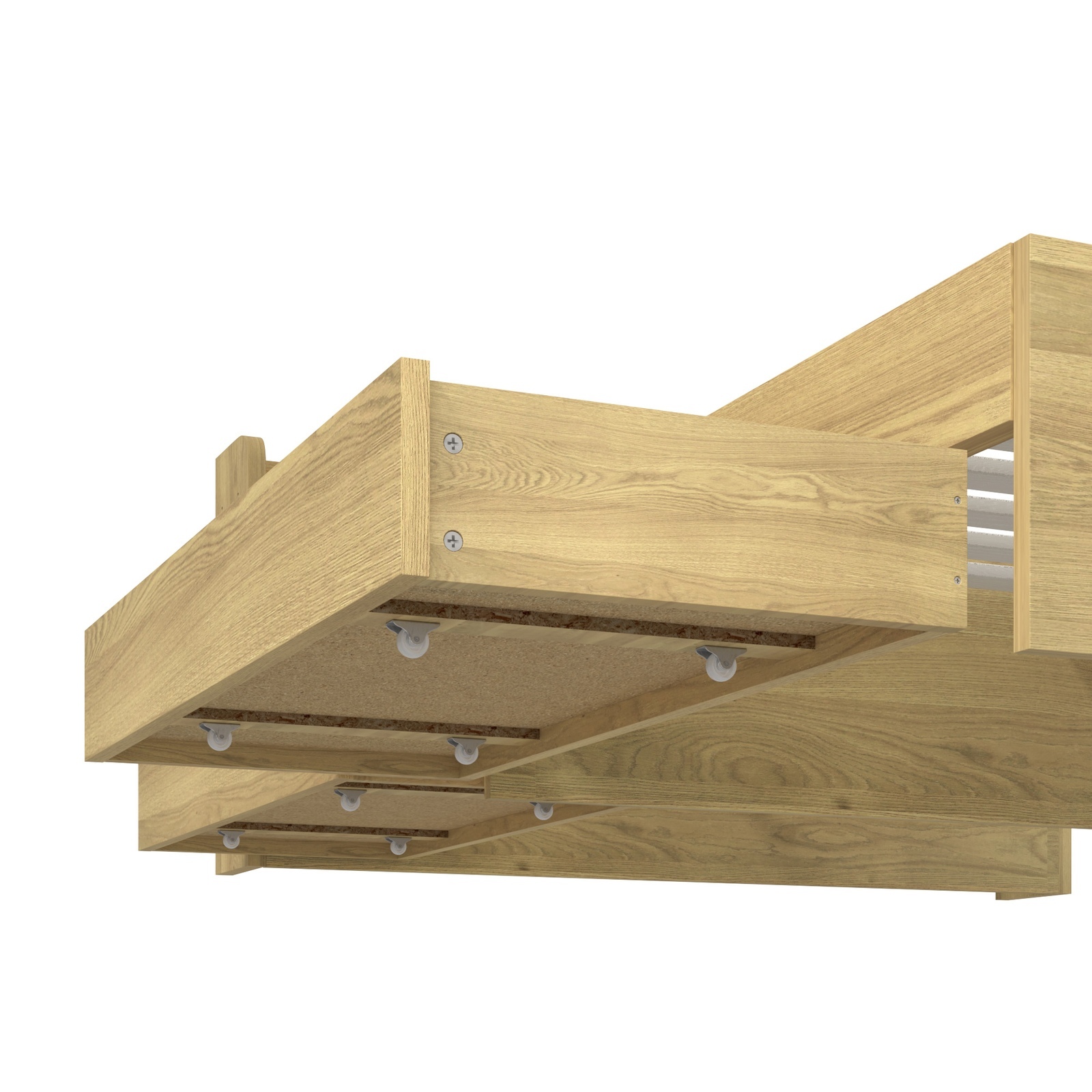 Oikiture Bed Frame Queen Double King Single Size with Charging Ports 2 Drawers - Picture 36 of 46