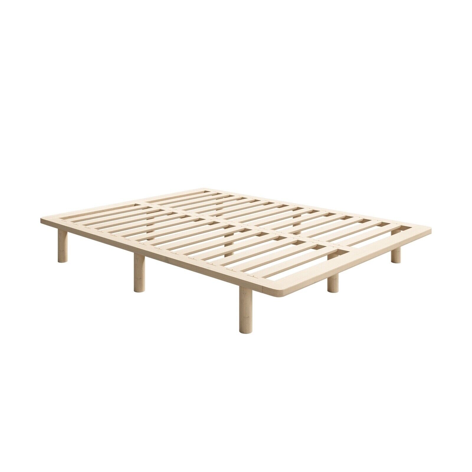 Oikiture Bed Frame Queen Double King Single Wooden Bed Base Platform Timber - Picture 35 of 60