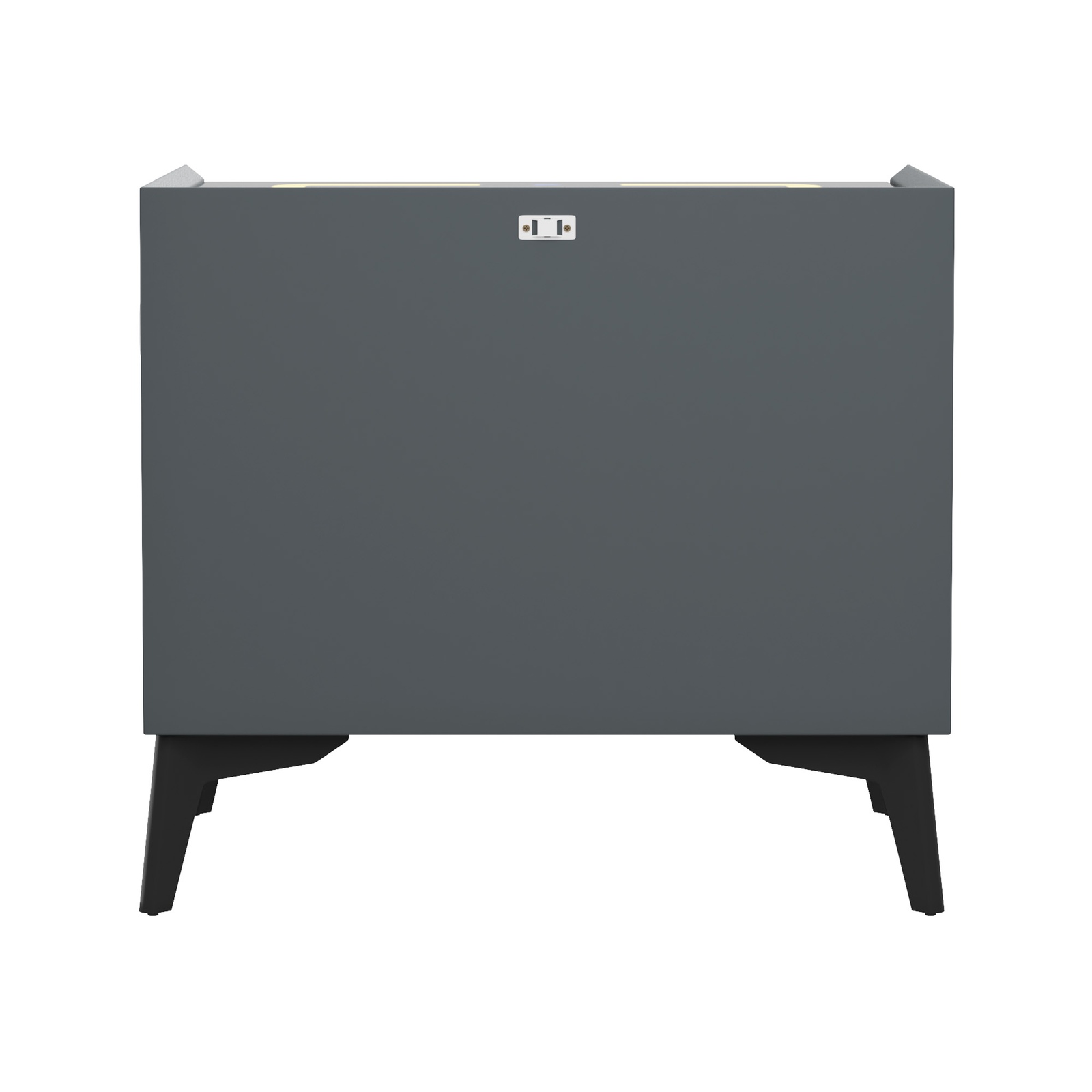 Oikiture Smart Bedside Table Wireless Charging LED 2 Drawers Nightstand - Picture 18 of 28