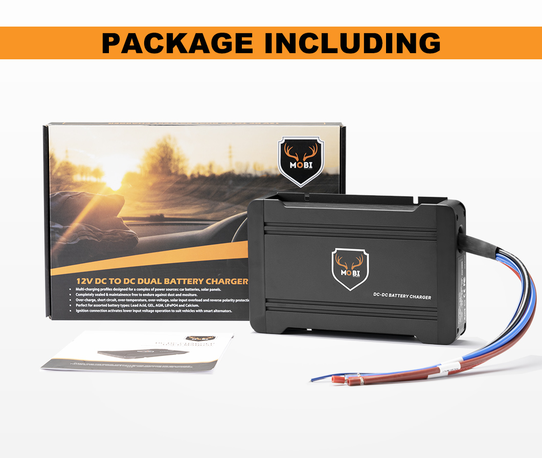 Mobi 20A 30A 40A DC to DC Battery Charger 12V MPPT Solar AGM Lithium LifePO4 - Picture 36 of 36