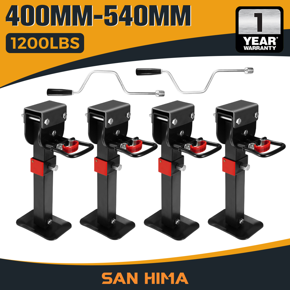 San Hima Drop Down Corner Legs 400MM- 740MM Caravan Stabilizer 1200LBS/1500LBS - Picture 35 of 111