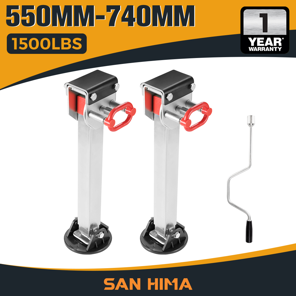 San Hima Drop Down Corner Legs 400MM- 740MM Caravan Stabilizer 1200LBS/1500LBS - Picture 90 of 111